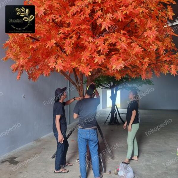 pohon maple jepang,pohon artificial plastik besar