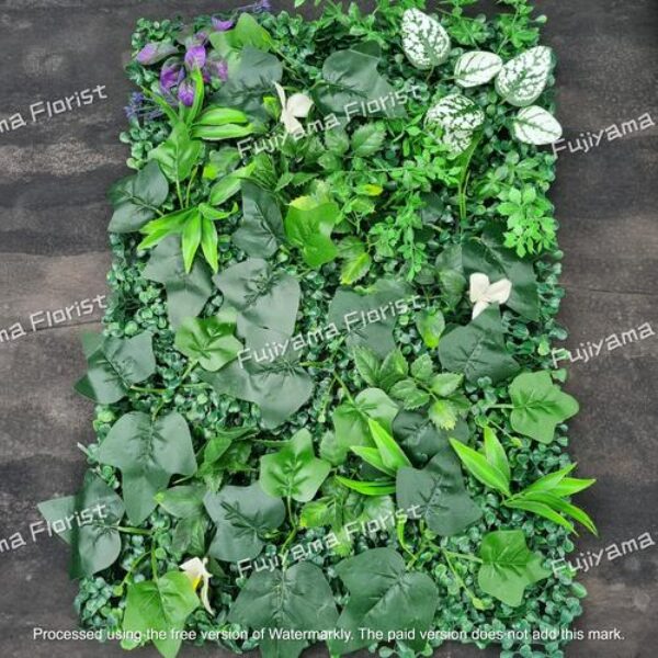 Tanaman Rumput Dinding Rambat 40 x 60 CM Daun Hijau Palsu Dekorasi Ruangan