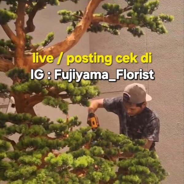 Pohon Bonsai Artificial Besar 250 cm - 300 cm taman zen garden bonsai lohansung