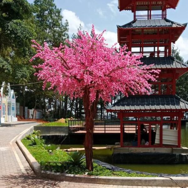 Pohon Sakura Artifisial Tinggi 400 cm Jenis Cherry Blossom